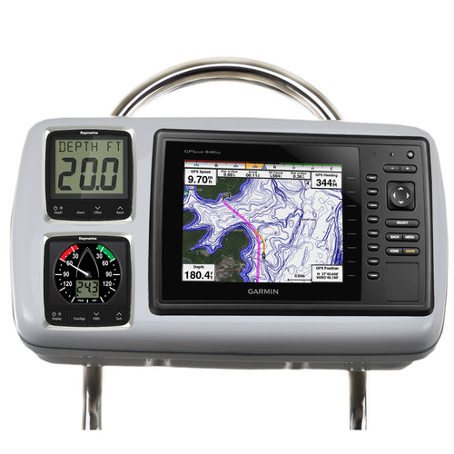 NavPod GP2088 SystemPod Pre-Cut f/Garmin 820/820xs/840xs & 2 Instruments f/12" Wide Guard [GP2088]