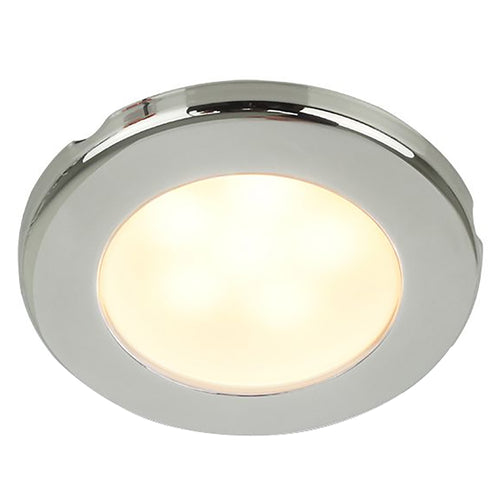 Hella Marine EuroLED 75 3" Round Screw Mount Down Light - Warm White LED - Stainless Steel Rim - 24V [958109121]