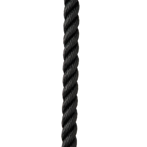 New England Ropes 1/2" Premium 3-Strand Dock Line - Black - 15 [C6054-16-00015]