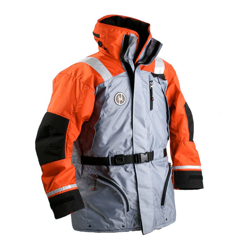 First Watch AC-1100 Flotation Coat - Hi-Vis Orange/Black - XL [AC-1100-OB-XL]