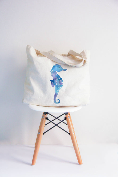 Seahorse XL Tote Bag