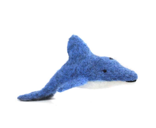 Needle Felted Alpaca- Dolphin