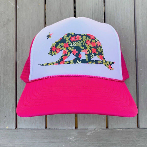 Floral Surf Bear Hat