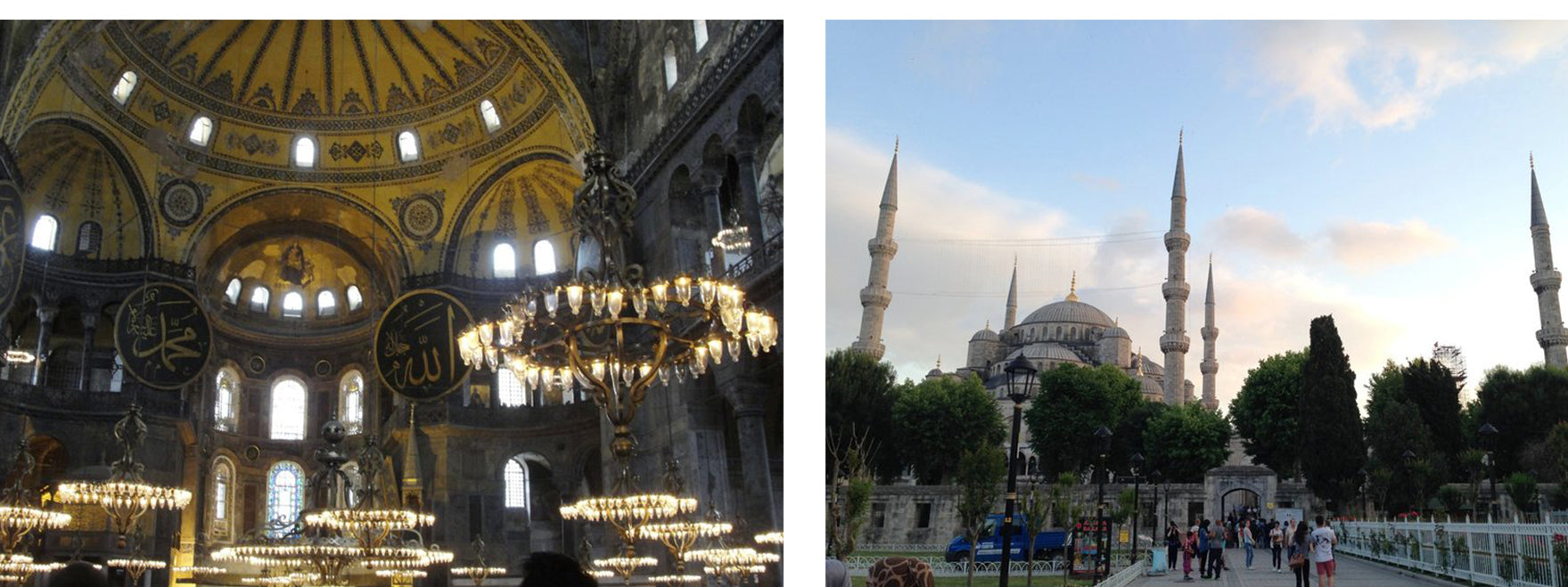 the Blue Mosque in Istanbul