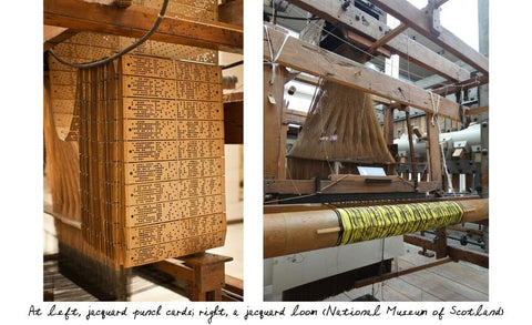 jacquard-punch-cards-and-loom