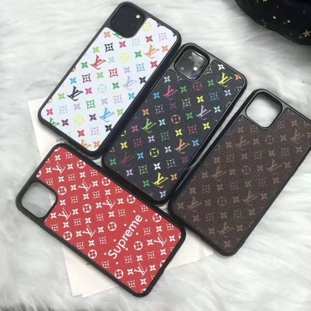 Supreme Style Leather Back Cover Case iPhone 11/11 Pro ...