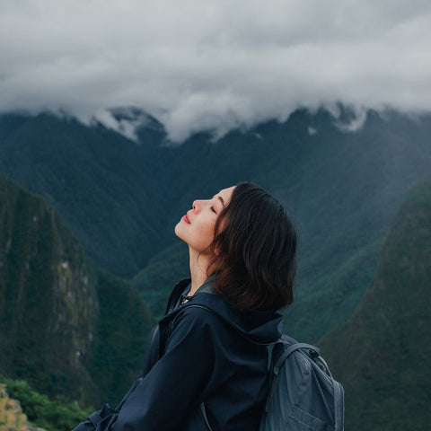 meditation while hiking