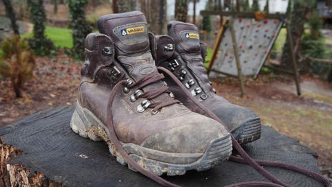 leather hiking boots