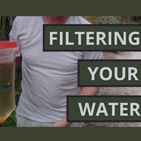 how to filter your water while hiking