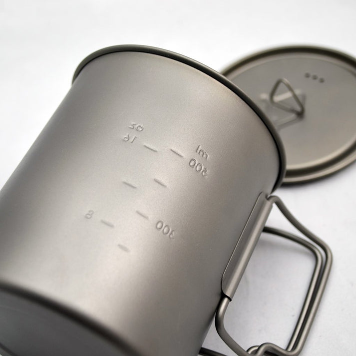 TOAKS Titanium 750ml Pot with Lid | Ultralight Hiker