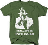 Uncle Sam Gun Rights Shall Not Be Infringed Molon Labe NRA