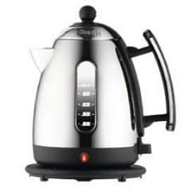 dualit 1.5 l jug kettle polished with black trim