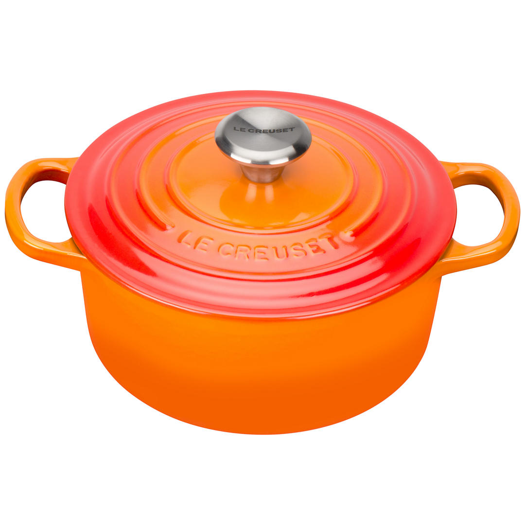 Le Creuset Signature Volcanic Cast Iron Round Casseroles All sizes