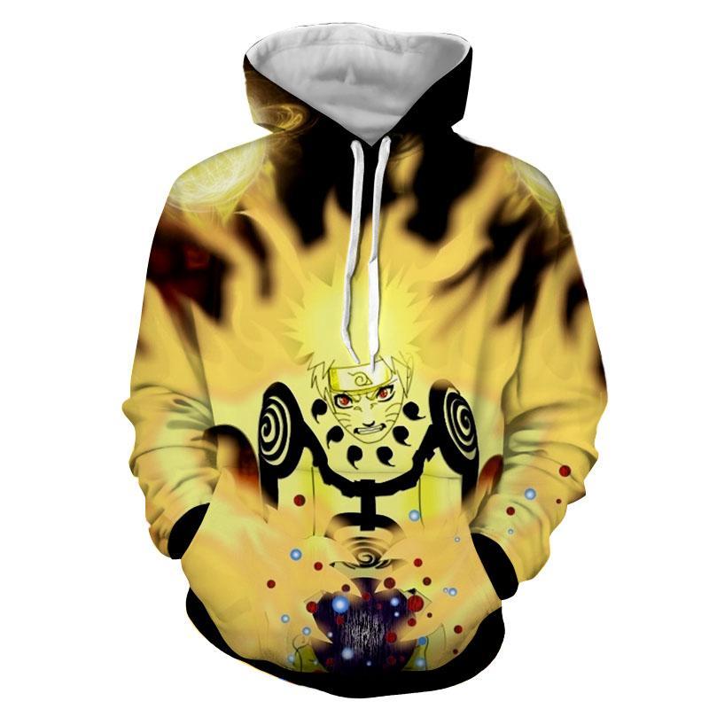 Naruto Jacket Tailed Beast Rasengan 3d Hoodies Legendary Hoodies