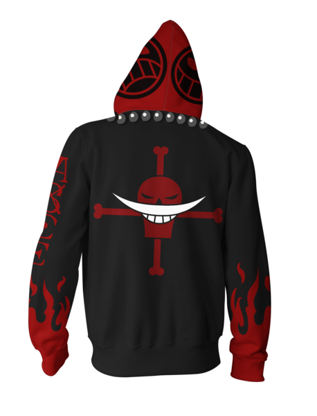 one piece ace hoodie