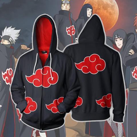 akatsuki zip up hoodie