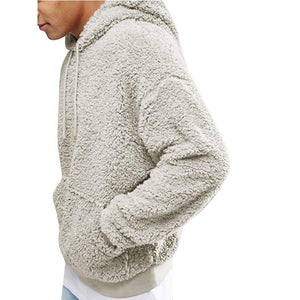 plush hooded sweater