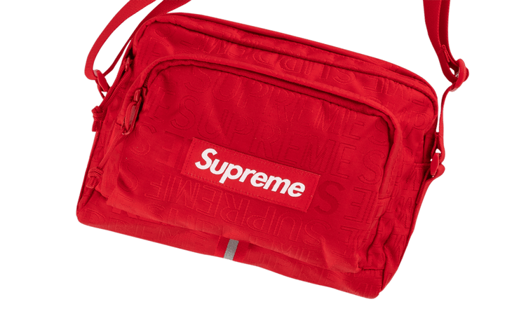 supreme side bag red