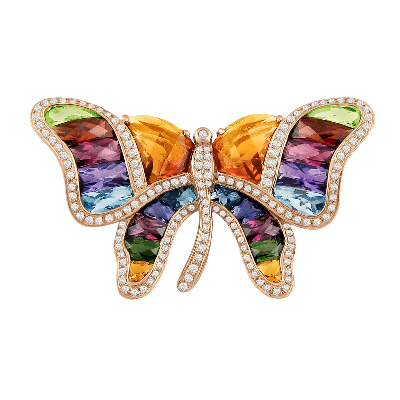 butterfly brooch pin