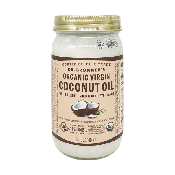dr bronners organic virgin coconut oil