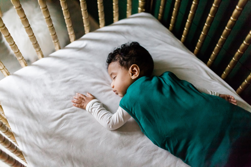 Infant sleeping, crib safety, emerald, bamboo baby Sleep Bag 