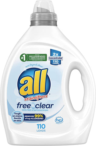 all free and clear laundry detergent product photo