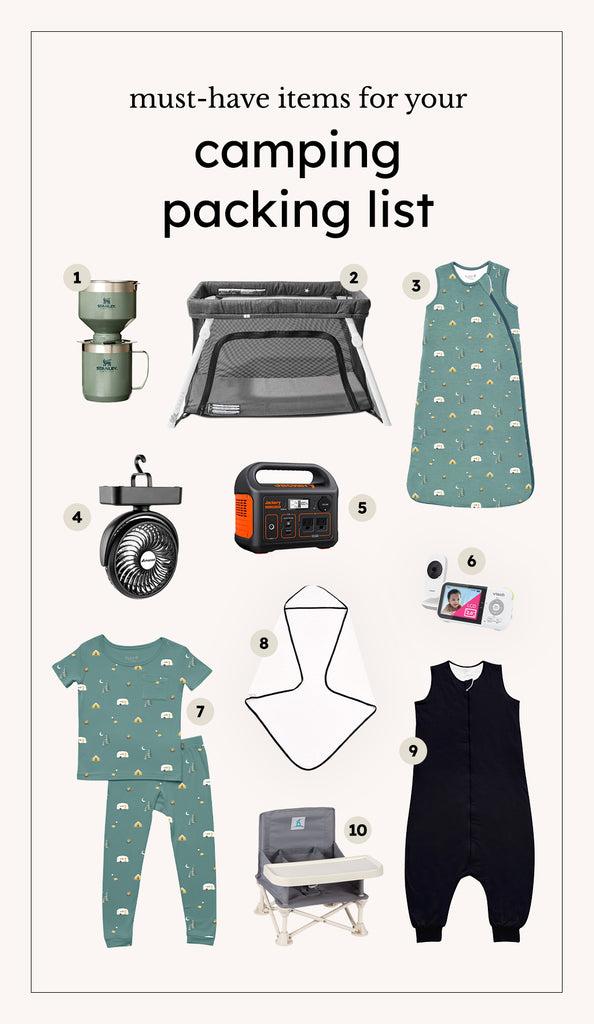 Kyte Baby Camping Packing List