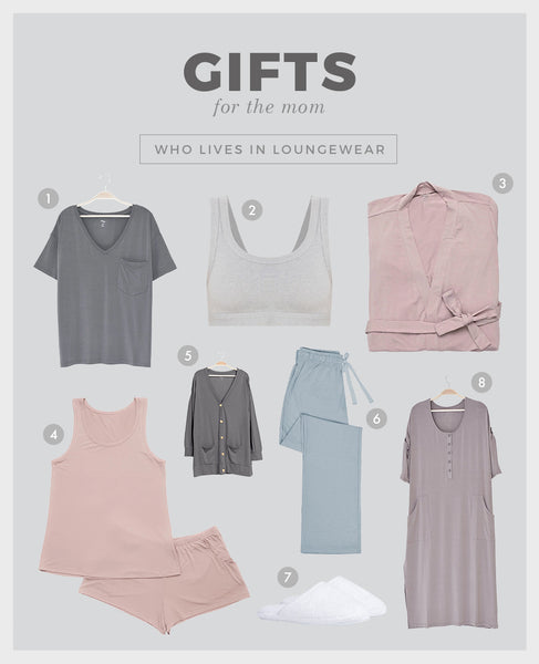 gift guide for the mom who lives in loungewear