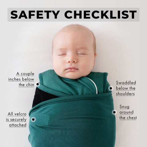kyte baby sleep bag swaddler safety checklist