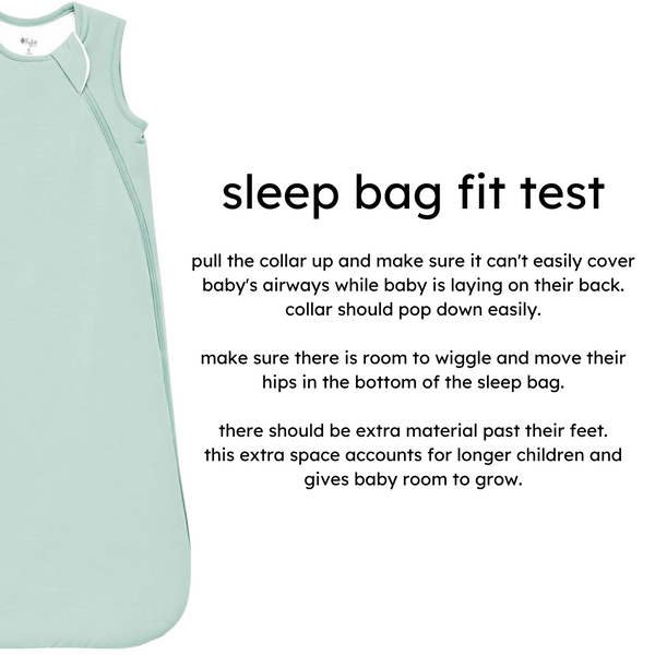 Kyte Baby Sleep Bag Fit Test