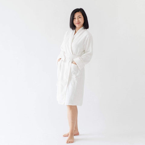 Kyte baby adult bathrobe in cloud