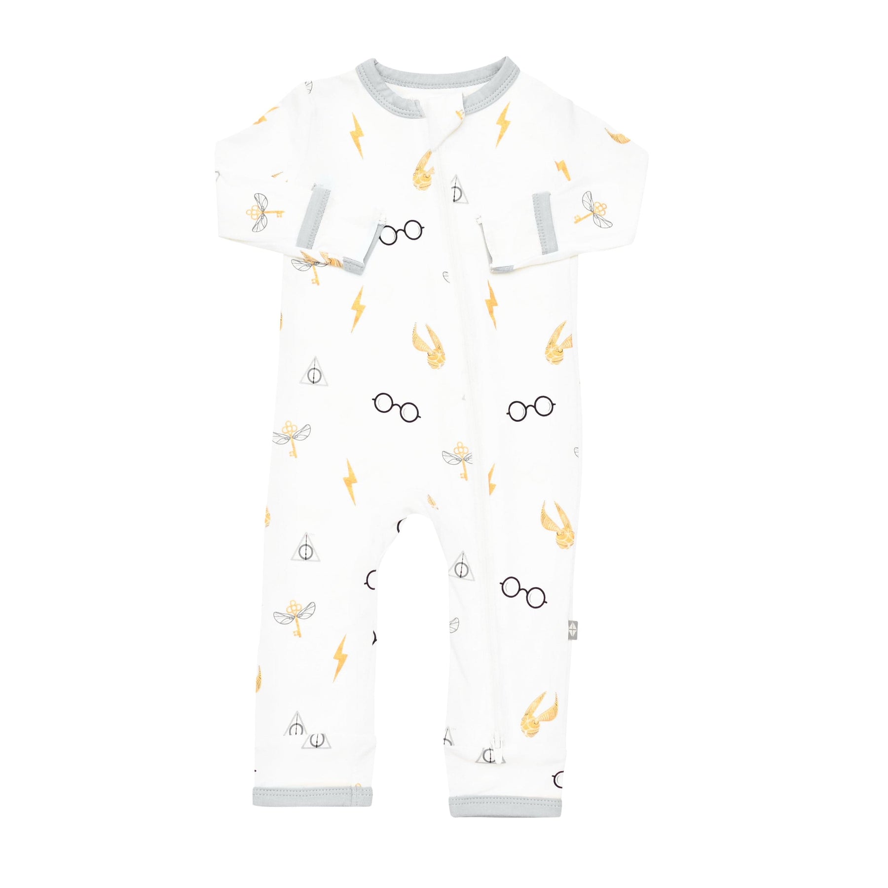 Kyte BABY Zippered Rompers Zippered Romper in Icon