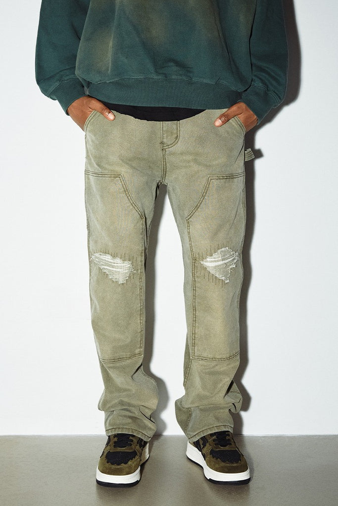 EK/EVILKNIGHT Washed Multi Pocket Pants-