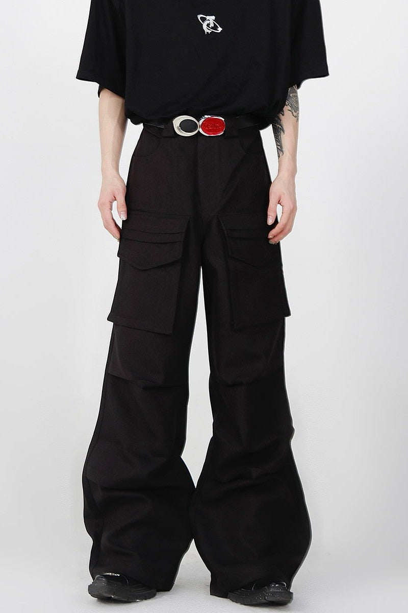 AC Pleated Straight Trousers