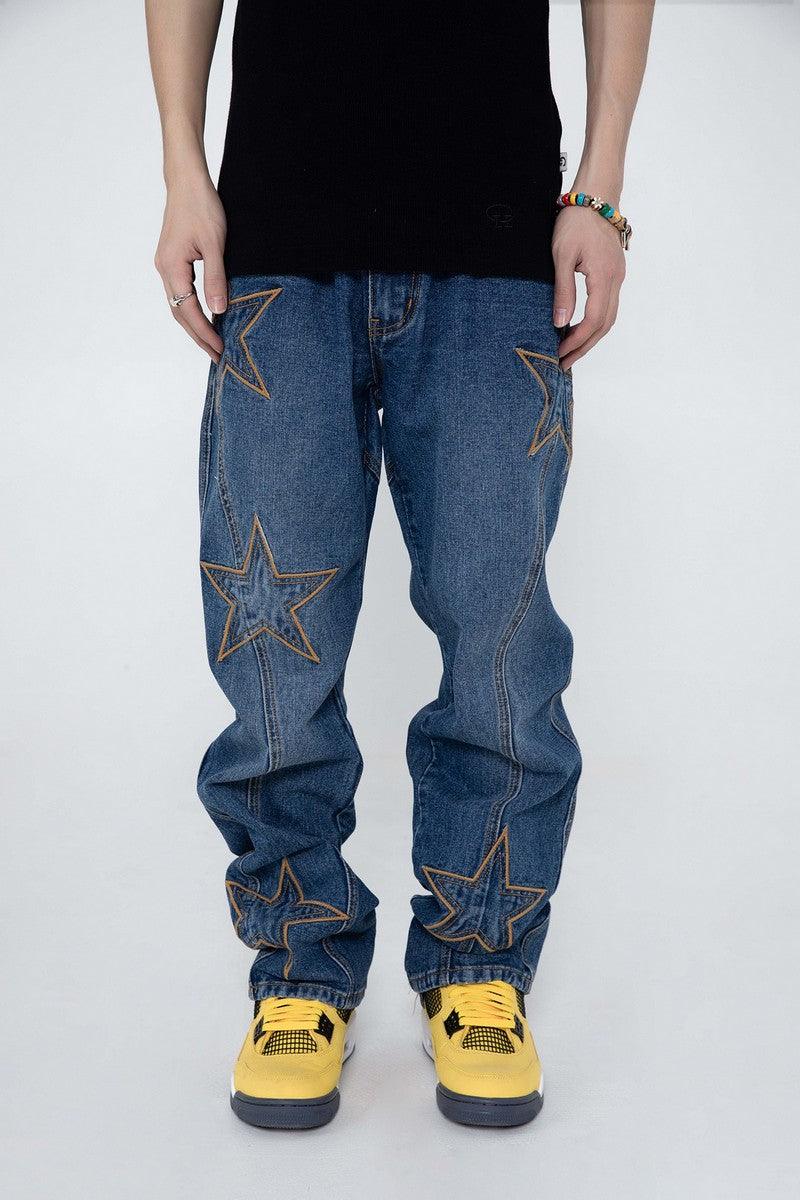 CZ Stars Embroidered Denim – Copping Zone