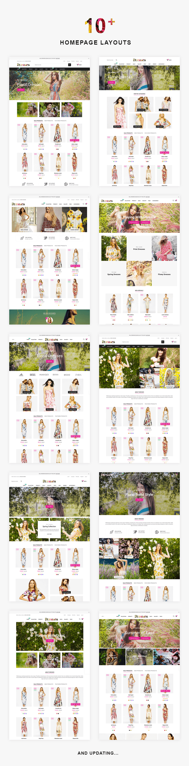 Dresses Home Page