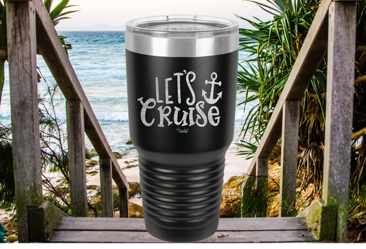 High Tides Good Vibes Engraved YETI Rambler Tumbler Engraved