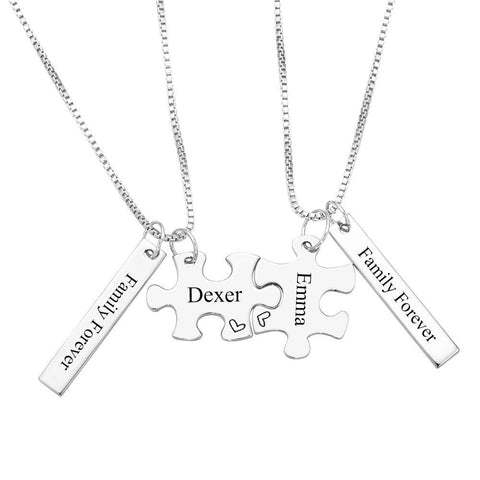 Engravable Pendant Necklaces, Name Necklace - Free Shipping