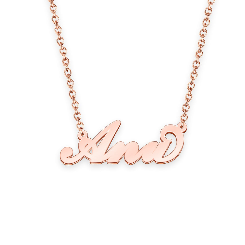 Anu name necklace Gold Custom Necklace, Personalized Gifts For Her