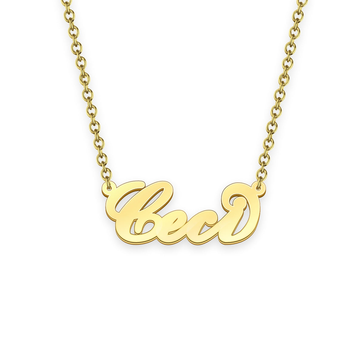 Ceci name necklace Gold Custom Necklace, Personalized Gifts For Her ...