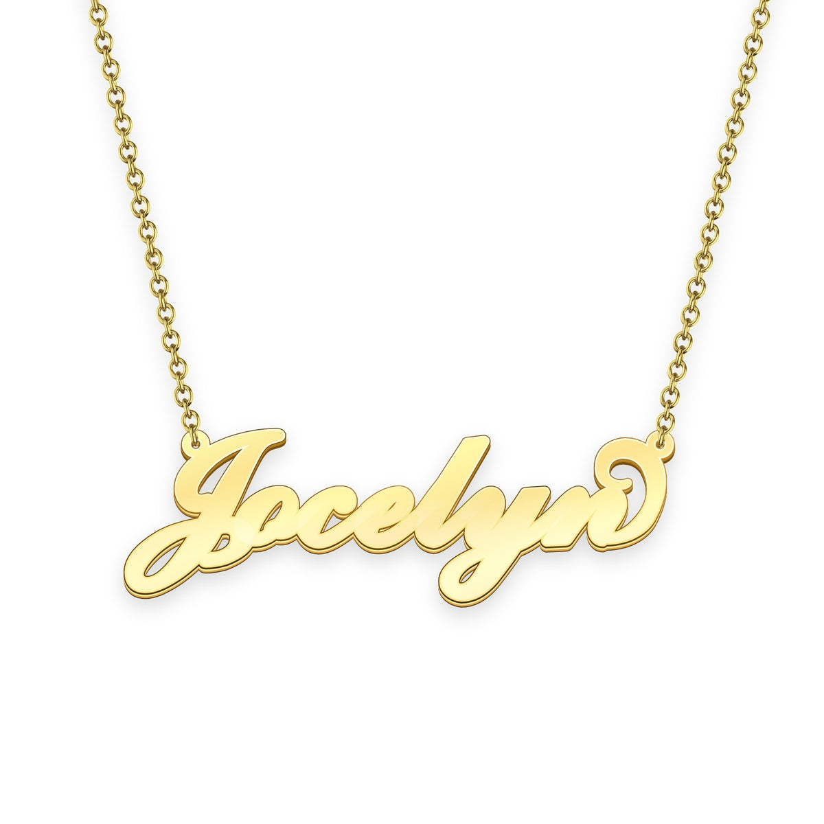 Jocelyn name necklace Gold Custom Necklace, Personalized Gifts For Her ...