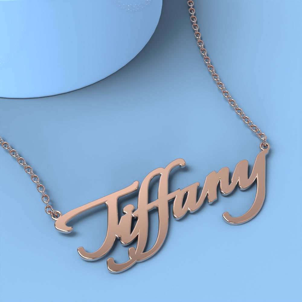 tiffany custom name necklace