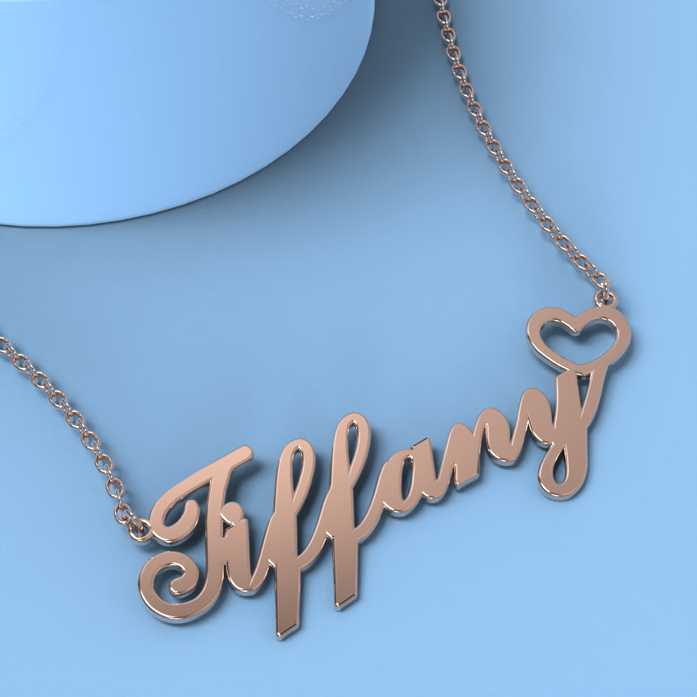 tiffany custom name necklace