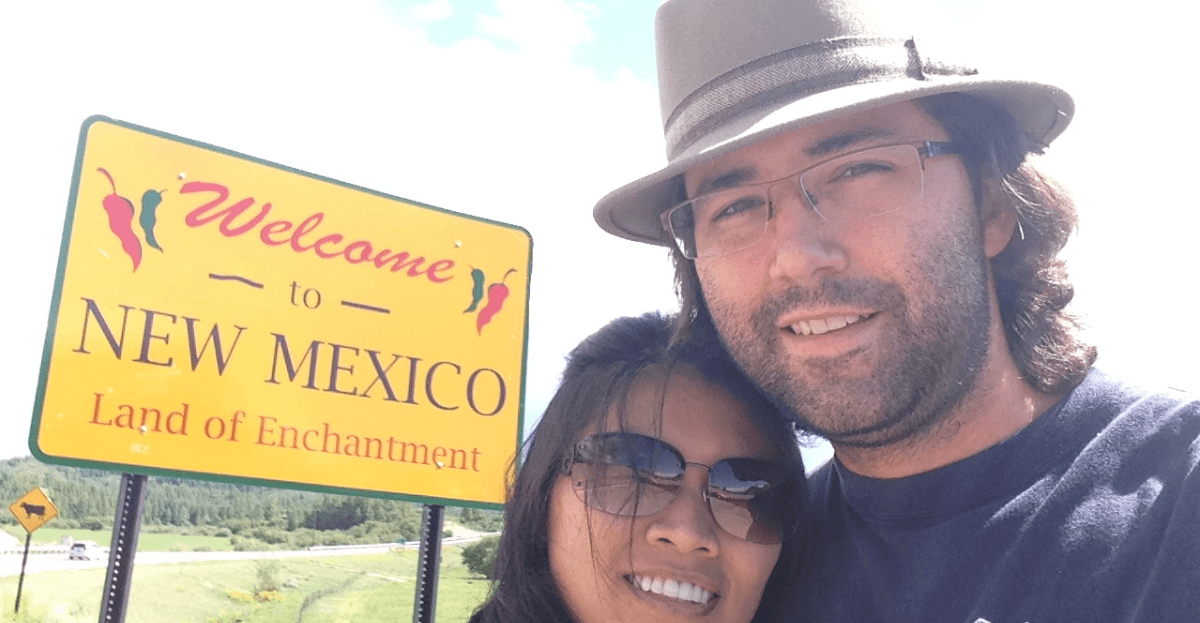 New Mexico Welcome Sign