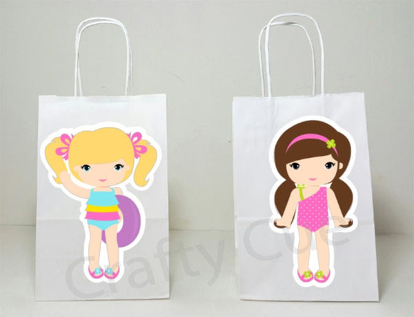 Pool Party Goody Bags, Pool Party Favor Bags, Pool Party Favor, Goody 