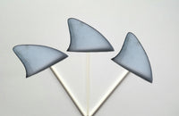 Shark Fin Cupcake Toppers - Fish Cupcake Toppers - Under The Sea Cupcake Toppers - Item#  72816253P