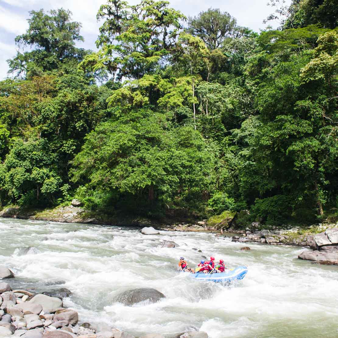 whitewater rafting Costa Rica