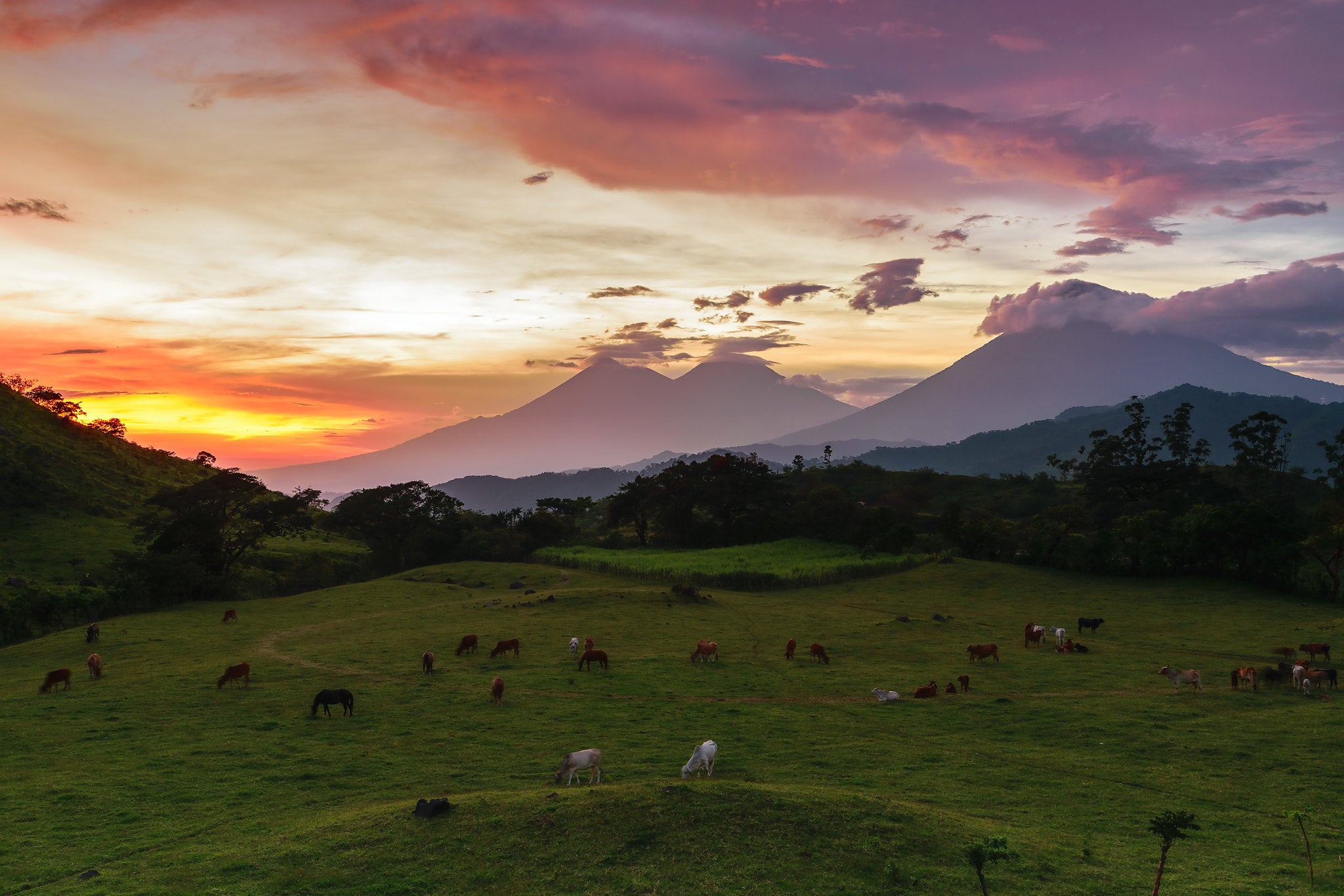 Volcanoes, Guatemala