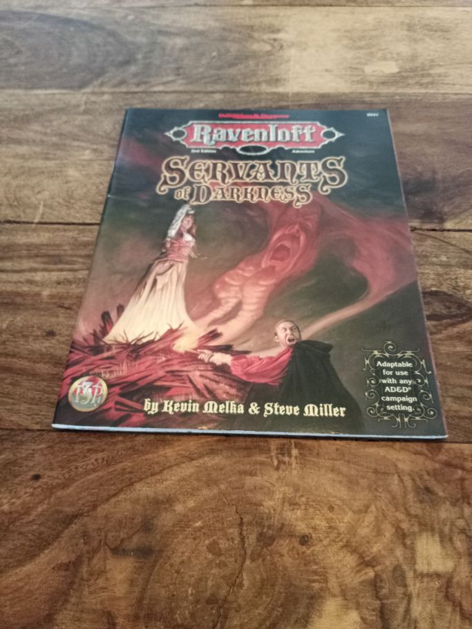 Ravenloft Circle of Darkness With Map AD&D 2nd Edition 1995 TSR 