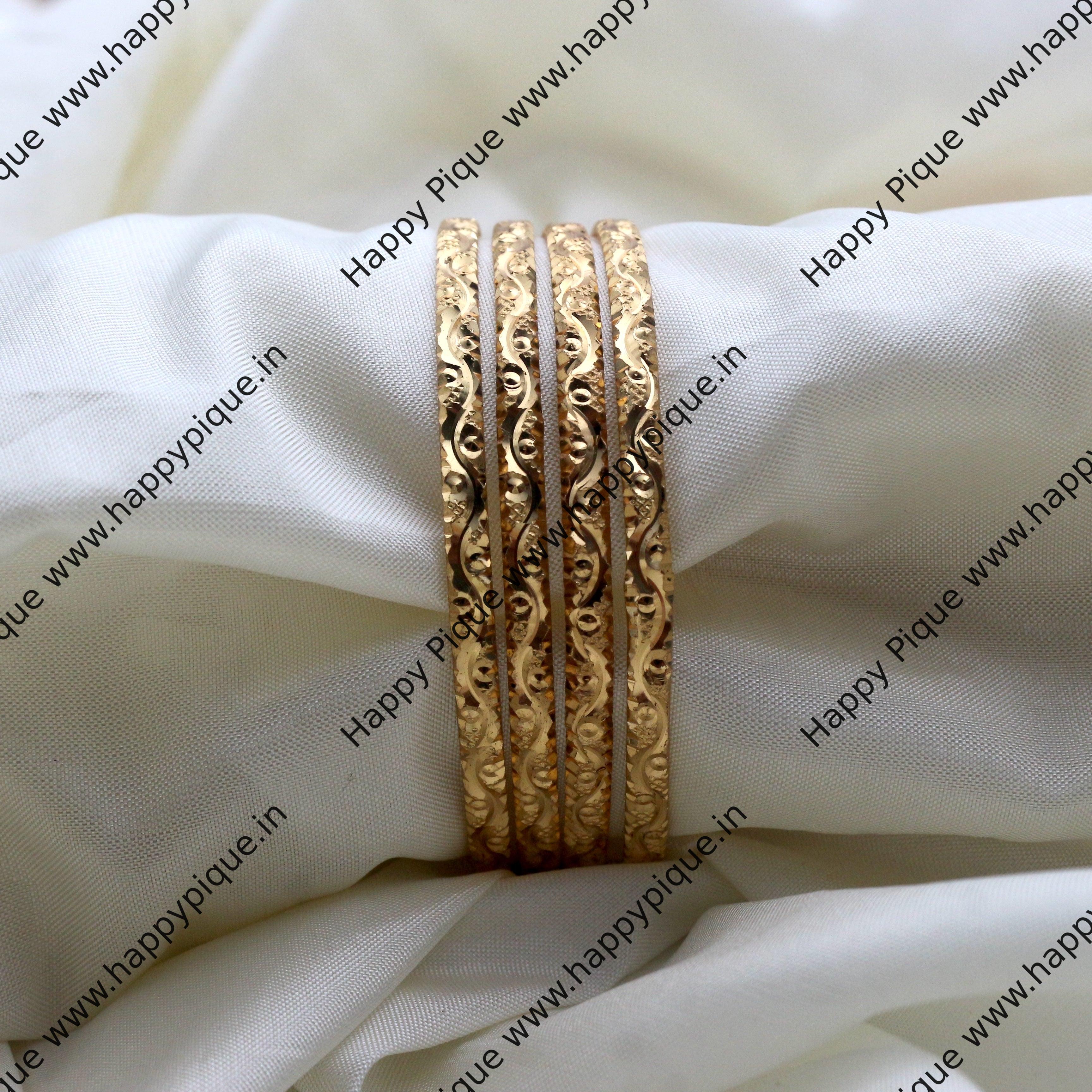 Gold designer bangles Weight : 20 grams Gold : 22 carat #bangle #gold  #wedding #women #love #life #bridal #bridetobe #reels #style… | Instagram